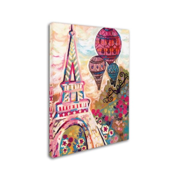 Natasha Wescoat 'Ballons Sur Paris' Canvas Art,14x19